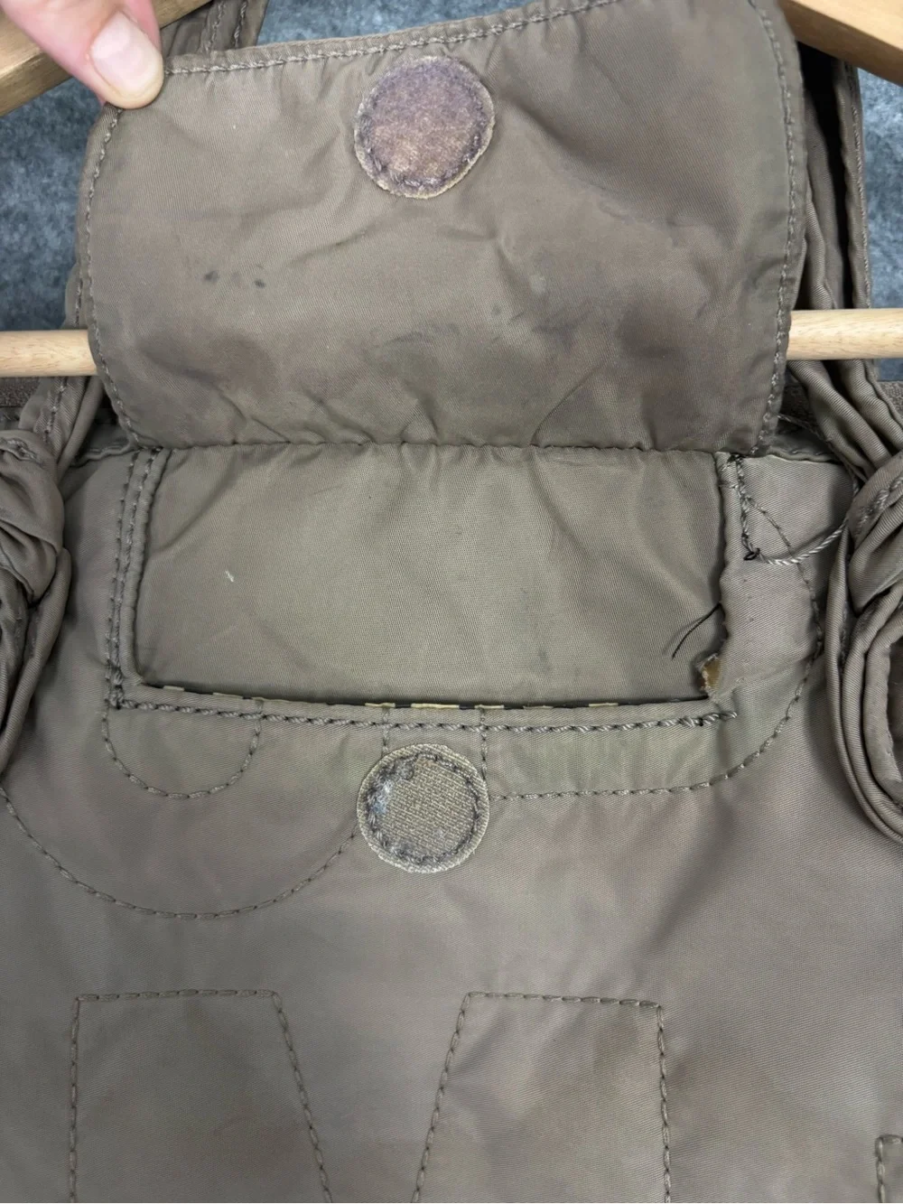 Marc by Marc Jacobs Standard Supply Nylon Workwear Laptop Tote Bag Olive Y2K